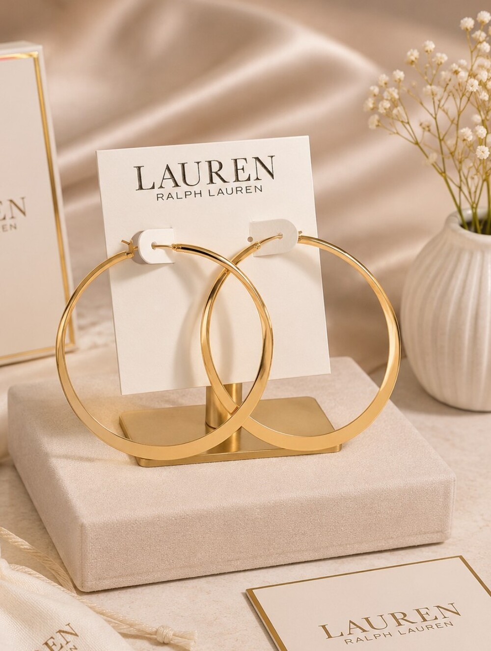 Lauren Ralph LaurenThin Hoop Earrings